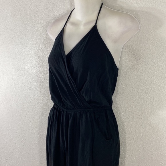 Lulu’s Learning to Fly Black Halter Jumpsuit Small S EE27 - Picture 7 of 12